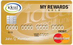 My Rewards&reg; Gold Debit Card
